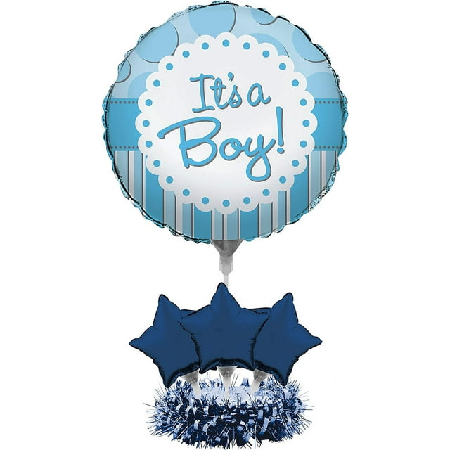 It's a Boy Balloon Centerpiece Kit, 1pk