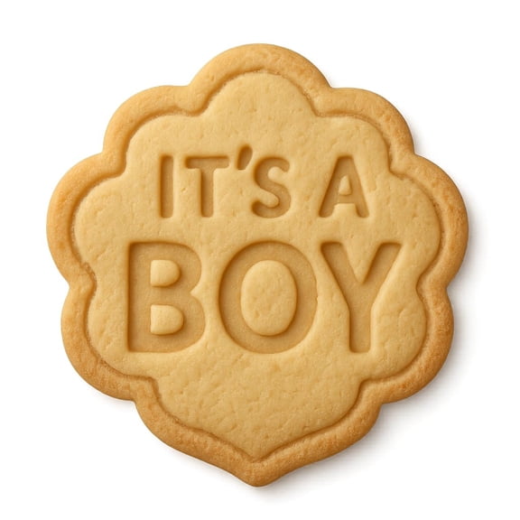 It's a Boy Cookie Cutter & Stamp 4x4" for Baking & Fondant Clay Embosser Gifts