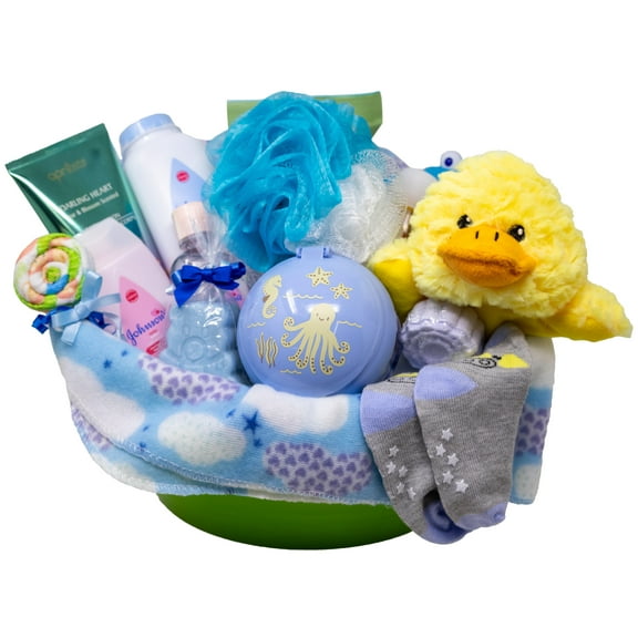 It's a Boy! Mommy & Me Bath Time Gift Basket