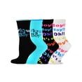 thumbnail image 1 of It's a Boy for Moms Socks Baby Shower Cotton Crew Socks for Women 4-Pack (It's a Boy), 1 of 5