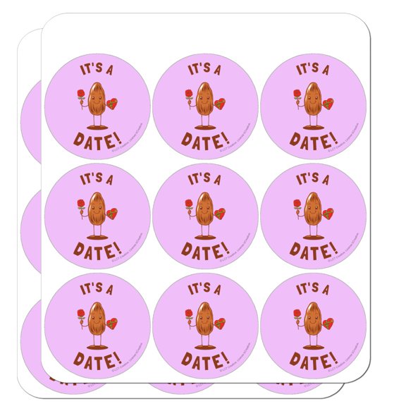 It's a Date Love Rose Candy Funny Humor Planner Calendar Scrapbooking Crafting Stickers