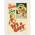 thumbnail image 1 of It's a Gift - Starring W.C. Fields Baby Leroy - Directed by Norman McLeod - Vintage Film Movie Poster c.1934 - Master Art Print (Unframed) 9in x 12in, 1 of 4