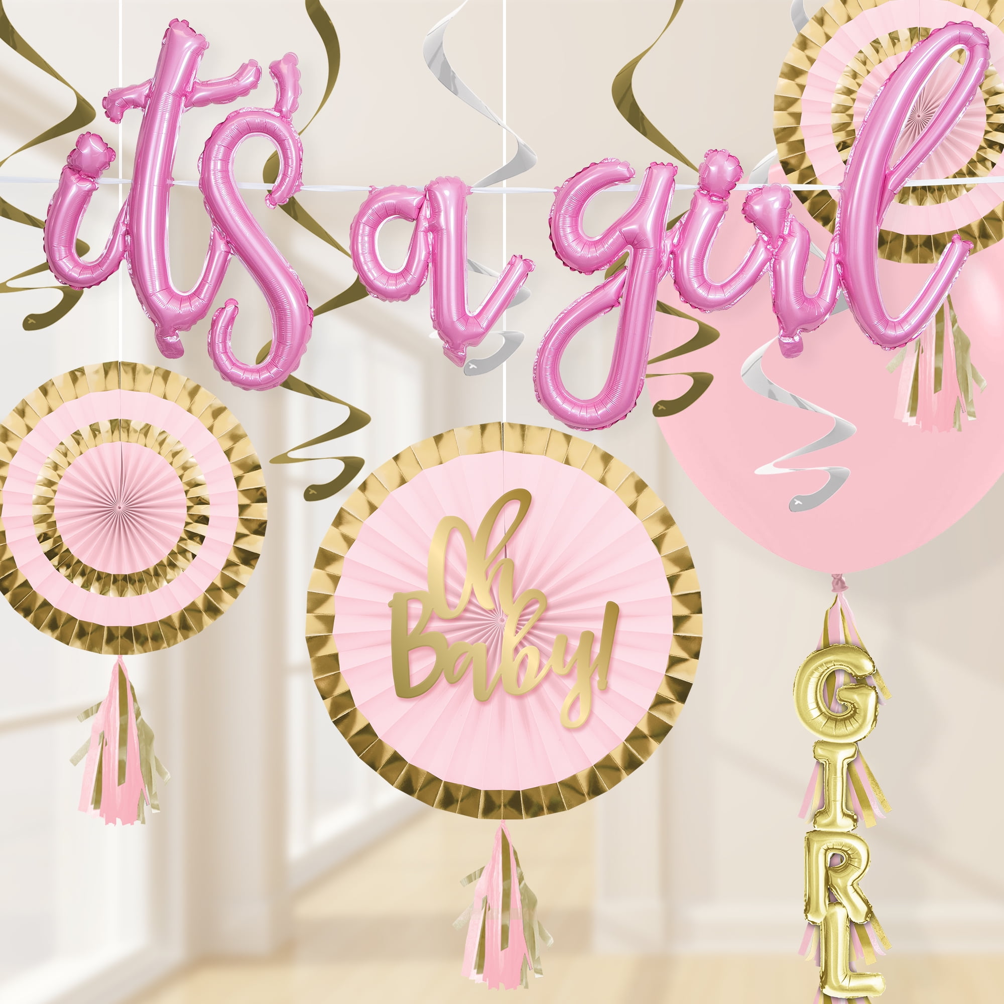 Afro puff cheap baby shower centerpieces