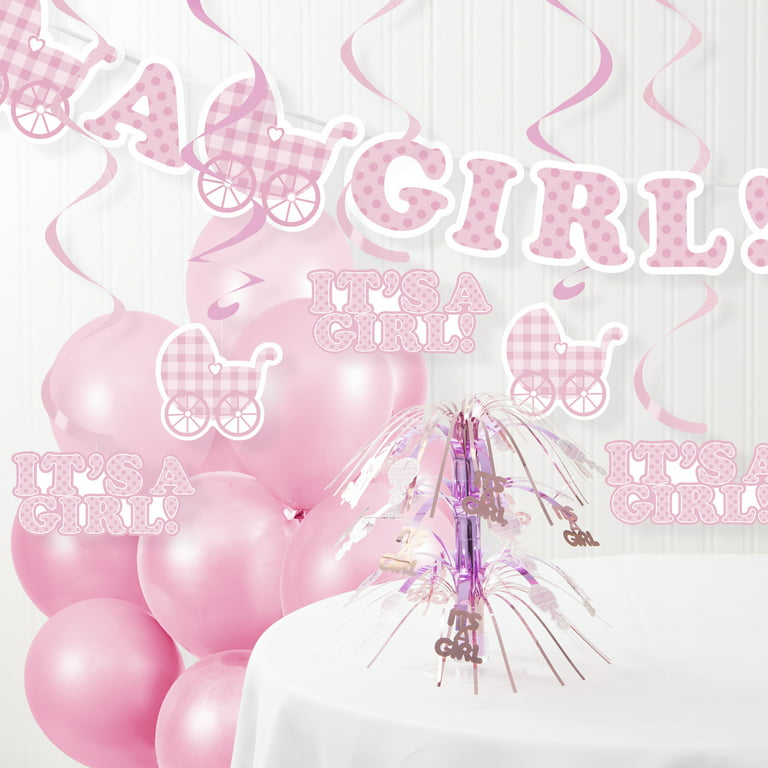 It's a Girl Baby Shower Decorations Kit