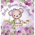 thumbnail image 1 of It's a Girl! Baby Shower Guest Book: Book for a Joyful Event - Teddy Bear & Purple Theme, Personalized Wishes, Parenting, (Hardcover), 1 of 1