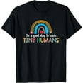 thumbnail image 1 of It's a Good Day to Teach Tiny Humans Teacher Shirt Men Women T-Shirt Black Large, 1 of 4