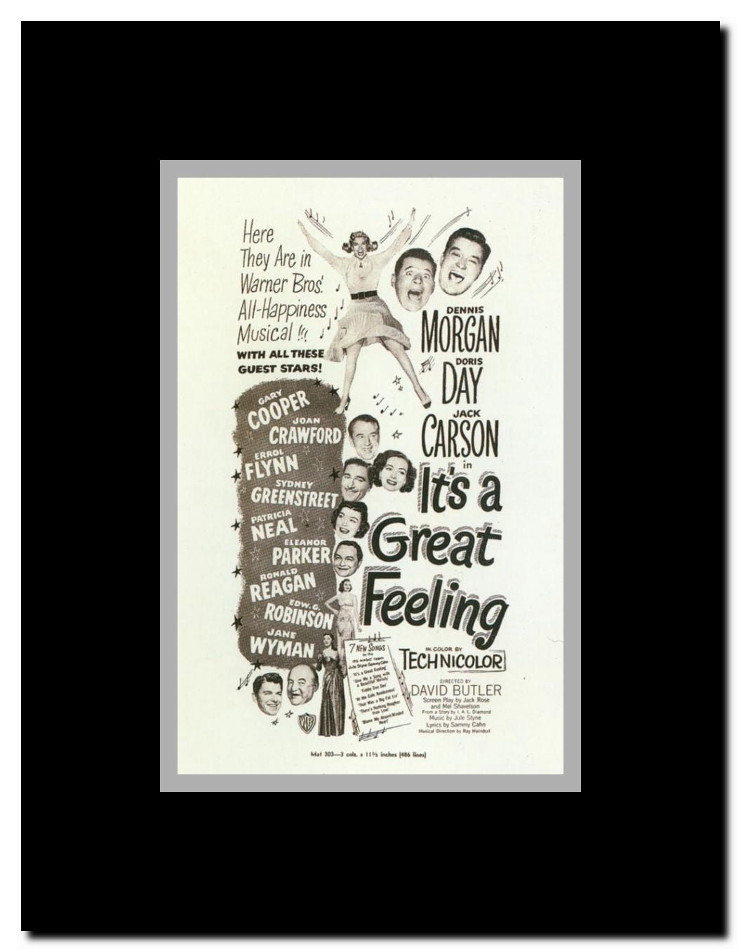 It's a Great Feeling Framed Movie Poster