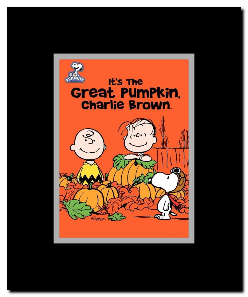It's a Great Pumpkin Charlie Brown Framed Movie Poster
