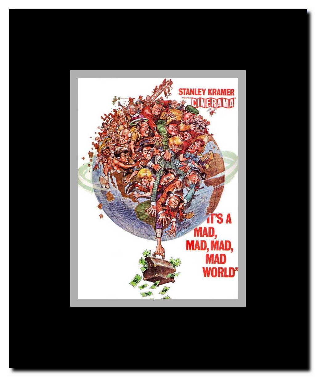 It's a Mad Mad Mad Mad World Framed Movie Poster