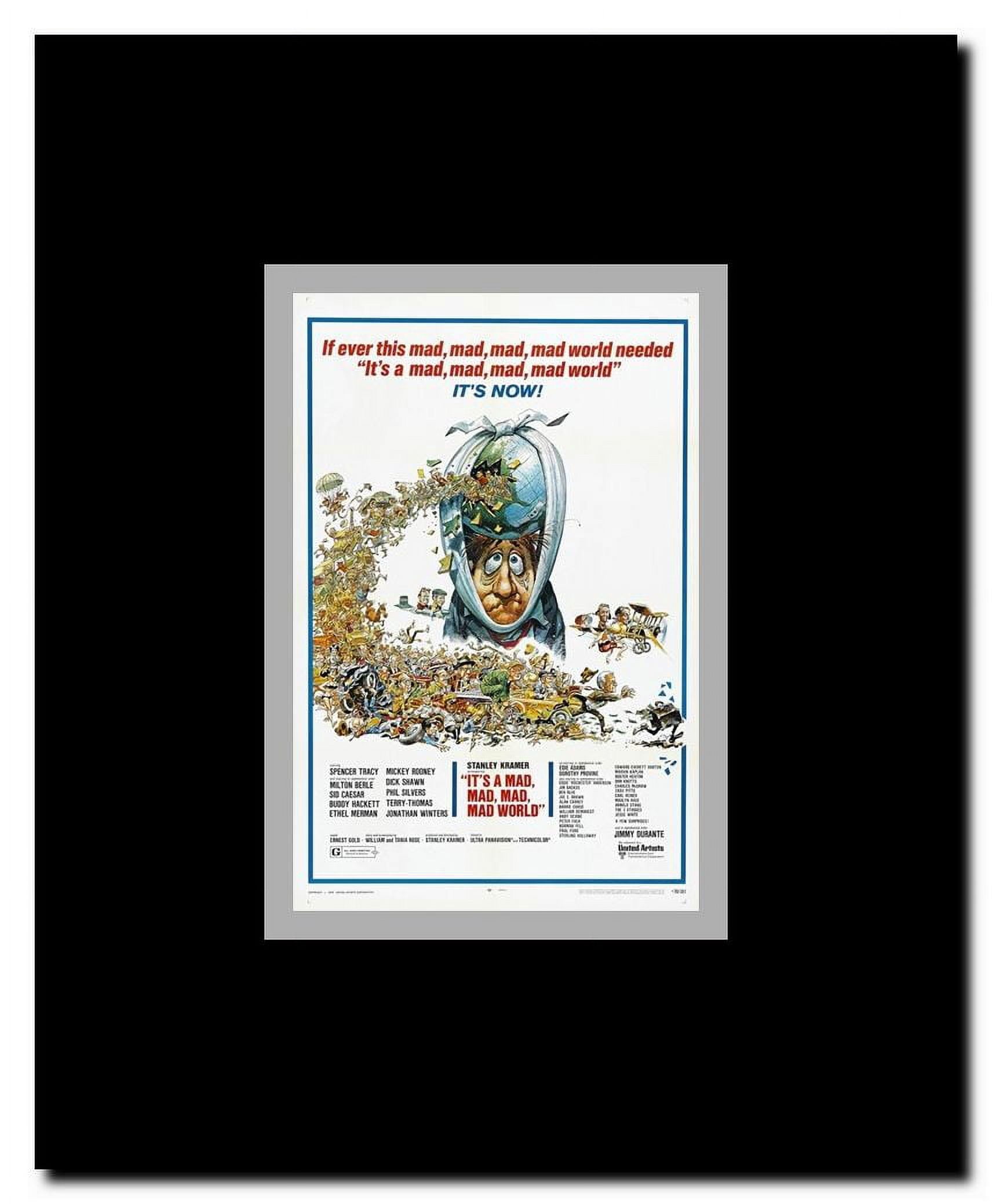 It's a Mad Mad Mad Mad World Framed Movie Poster