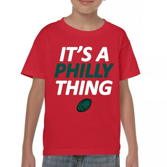 It's a Philly Thing Funny Youth T-shirt Philadelphia Birds Fan Champions City of Brotherly Love Football Fly Kids