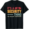 thumbnail image 1 of It's a Security Thing security guard retro for men T-Shirt, 1 of 7