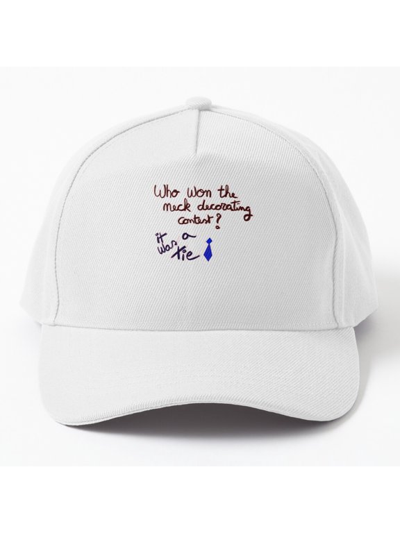 It's a Tie Baseball Cap, Simple Result Statement Graphic Design, Classic Hat
