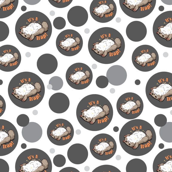 It's a Trap Cat Belly Rubs Funny Premium Gift Wrap Wrapping Paper Roll