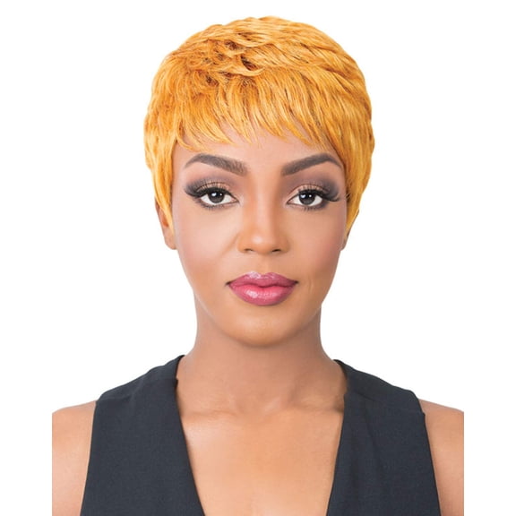 It's a Wig Iron Friendly, Fixie Cut Wigs with Wispy Bang, Long Nape for Full Cap Coverage - SUPER CUTE (2)