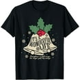 thumbnail image 1 of It's a Wonderful Life Everytime A Bell Rings Christmas Movie T-ShirtMen and women, White Black T-shirt, size: Extra large S-1139XL, 1 of 4