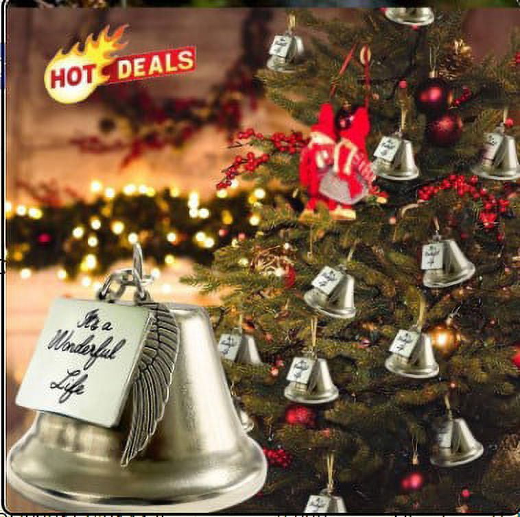 Its A Wonderful Life Inspired Christmas Angel Bell Ornament With