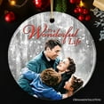 thumbnail image 1 of It's a Wonderful Life Ornament, Vintage Movie Christmas Decoration 1940s, 1 of 8
