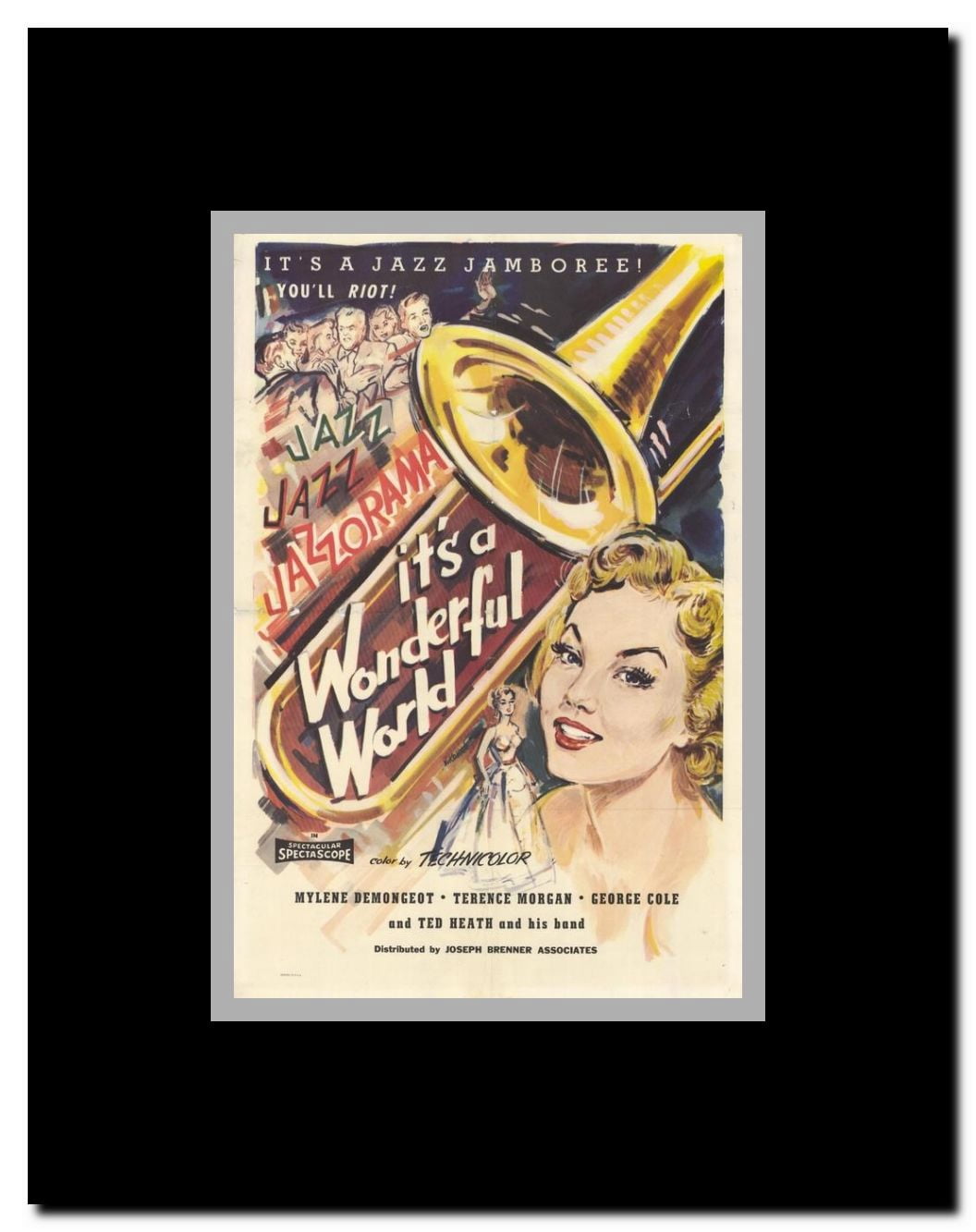 It's a Wonderful World Framed Movie Poster