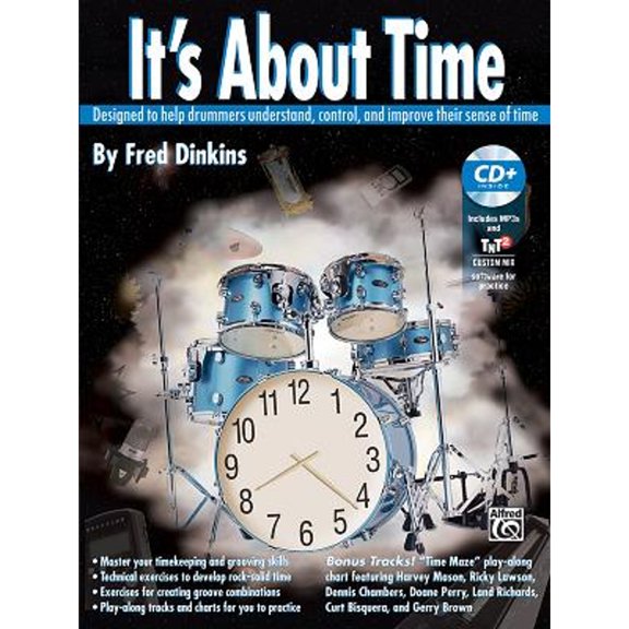Pre-Owned It's about Time: Designed to Help Drummers Understand, Control, and Improve Their Sense of Time, Book & CD Paperback