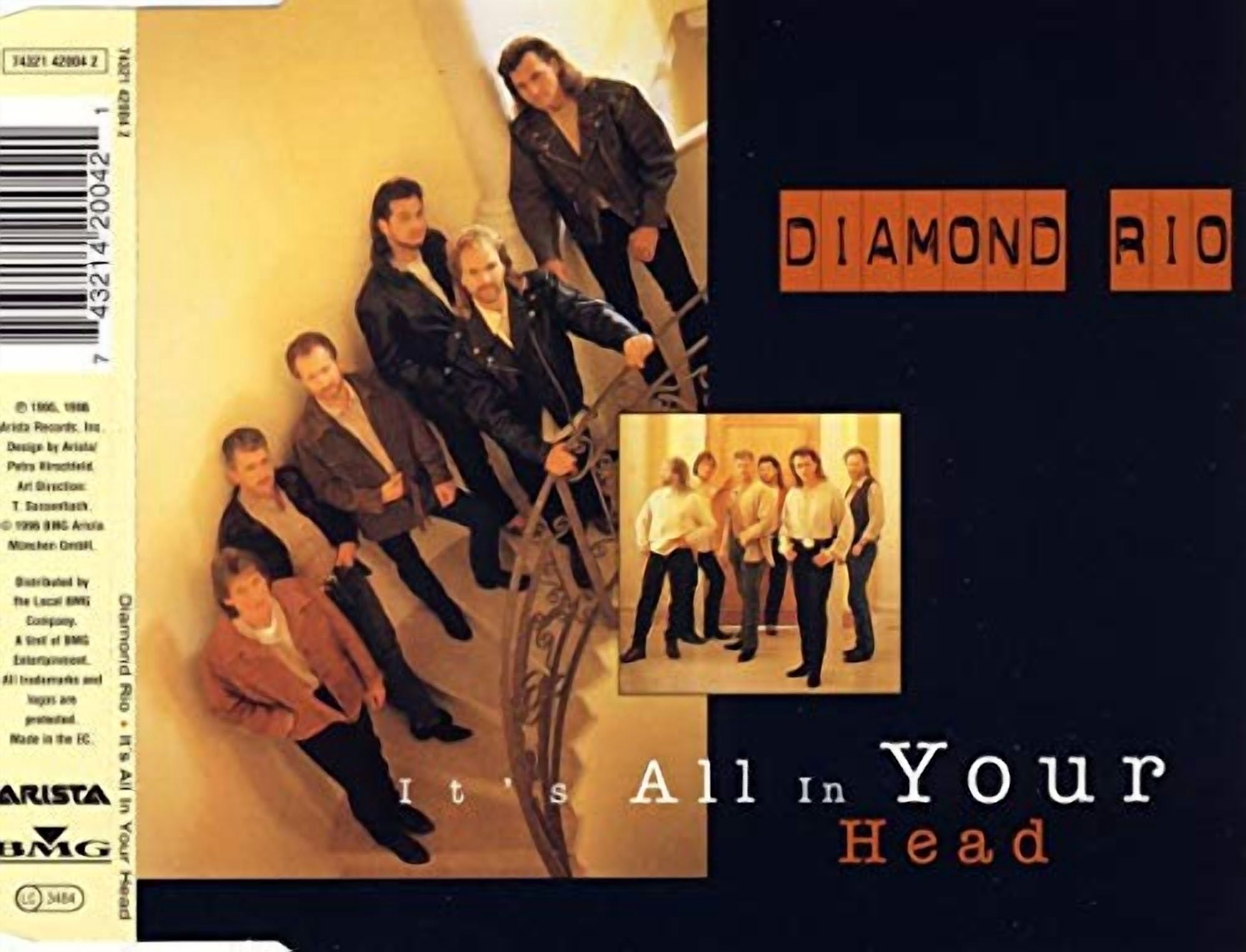 Diamond Rio It's all in your head (3 tracks, 1995/96) (CD) - Walmart.com