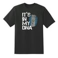 thumbnail image 1 of It's in My DNA Fingerprint Guatemala Flag Funny tee Shirts Black,XL, 1 of 1