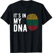 t-shirt Its in my DNA Lithuania Flag Lithuanian Gift T-Shirt.