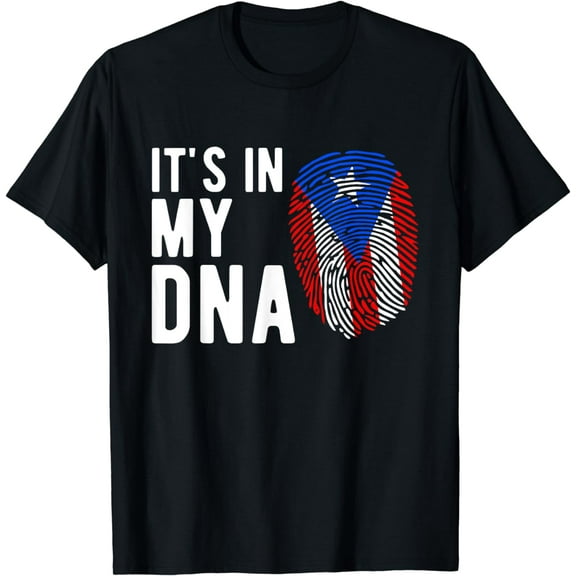 It's in my DNA Puerto Rico Flag Puerto Rican Gift T-Shirt
