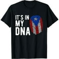 thumbnail image 1 of It's in my DNA Puerto Rico Flag Puerto Rican Gift T-Shirt, 1 of 3
