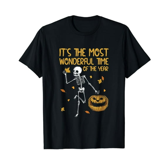 It's the Most Wonderful Time of the Year Fall Skeleton T-Shirt
