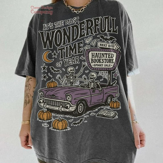 It’s the Most Wonderful Time of the Year Halloween Shirt, Funny Vintage Halloween Tee, Retro Spooky Season Shirt Design for October Lovers