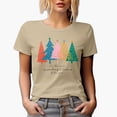 thumbnail image 1 of It's the Most Wonderful Time of the Year with Christmas Trees Art Merch Gift, Tan T-Shirt, Large, 1 of 5