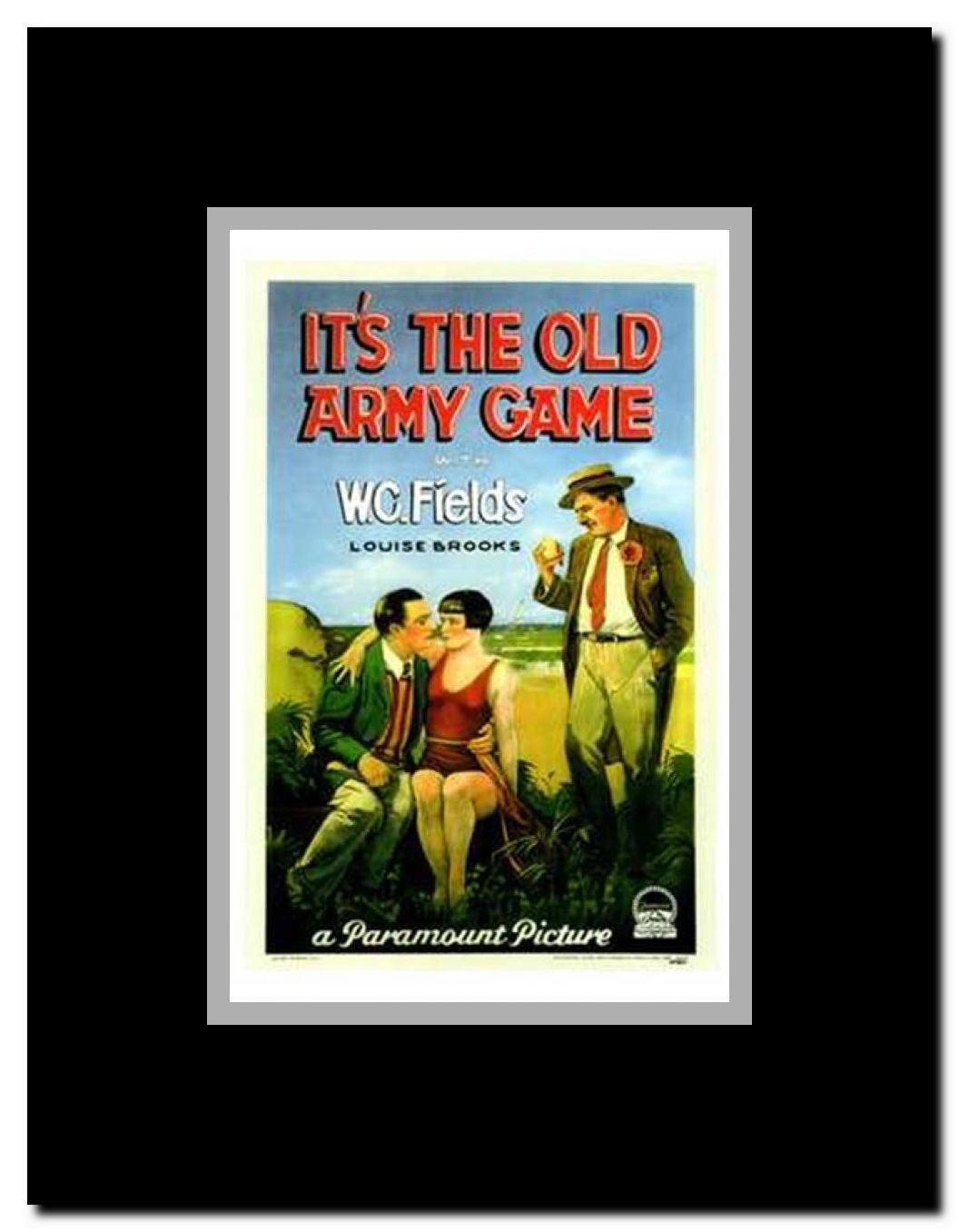 It's the Old Army Game Framed Movie Poster