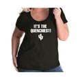 thumbnail image 1 of It's the Quenchiest! Womens Plus Size Scoopneck Tee, 1 of 1