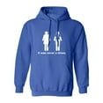 thumbnail image 1 of It was never a dress. Adult Hooded Sweatshirt, 1 of 1
