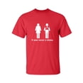 thumbnail image 1 of It was never a dress. Adult Short Sleeve T-shirt, 1 of 4