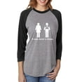 thumbnail image 1 of It was never a dress. Unisex 3/4 Sleeve Baseball Raglan Tee, 1 of 2