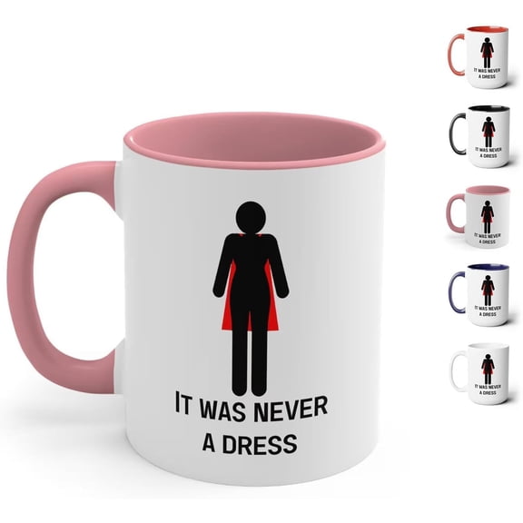 It was never a dress mug,it was never a dress mug changing,Coffee Cup Travel Women's Ceramic Inspiration Fun Coffee Tea Cup Men's Beverage Cup(wwx)