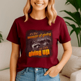 thumbnail image 1 of ItS The Season Of Giving So IM Giving Up Holiday Raccoon Shirt, Thanksgiving Tee, Trending Tshirt, Funny Friend Gift, Quote Cute, 1 of 5