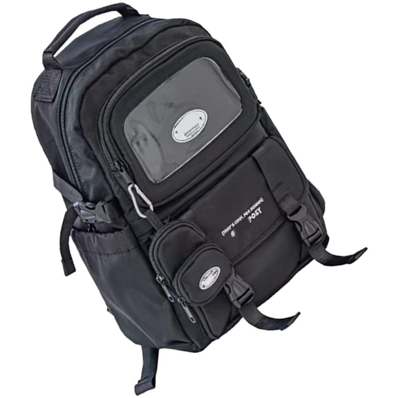 Ita Backpack Purse,Clear Shoulder Bag Transparent Pin Display Daypack Travel Bag