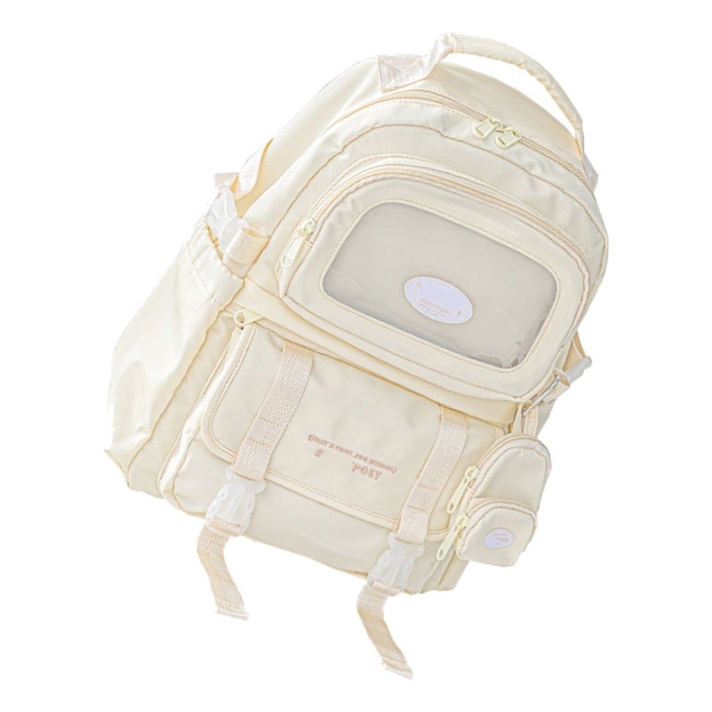 Ita Backpack Purses,Clear Shoulder Bag Transparent Pins Display Daypack Travel Bag Handbags for School Anime Cosplay
