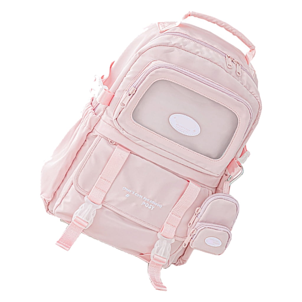 Ita Backpack Purses,Clear Shoulder Bag Transparent Pins Display Daypack Travel Bag Handbags for School Anime Cosplay