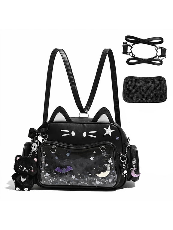 Ita Bag Kawaii Cute Backpack with Pin Display Insert Anime Crossbody Bags Y2K Messenger Itbag Women Shoulder Purse