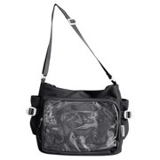 Ita Bag, Multi-pockets Crossbody Bag, Adjustable Strap Shoulder Bag for Outdoor Travel, Black