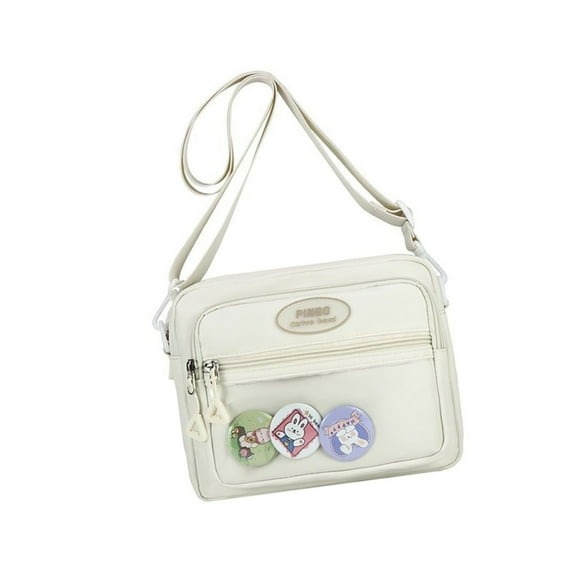 Ita Bag Shoulder Crossbody Bags With Clear Badge Display For Fashion Youth