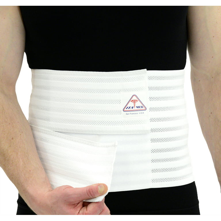 Ita-Med Men's Breathable Elastic Postsurgical Recovery Binder