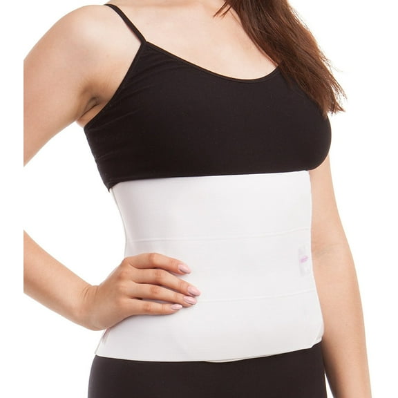 Ita-Med Unisex Elastic Abdominal Support Binder, 3-Panel, 9” Wide, Post-Surgery, AB-309 M