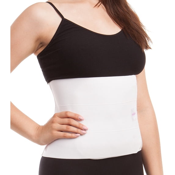 Ita-Med Unisex Elastic Abdominal Support Binder, 3-Panel, 9” Wide, Post-Surgery, AB-309 S