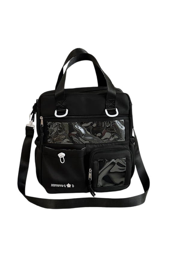 Itabag Backpack Purse Clear Shoulder Bag Transparent School Bag Daypack 3 Way Large Capacity Backpack for Women