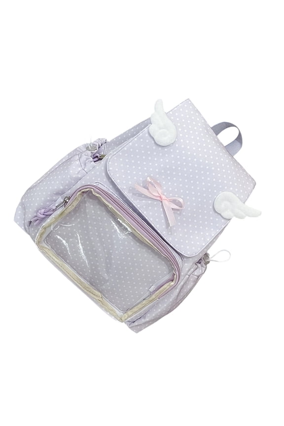 Itabag Backpacks Lovely Pins Display Backpacks Handbags with Inserts Itabag Backpack Daypack Travel Bags Women Men